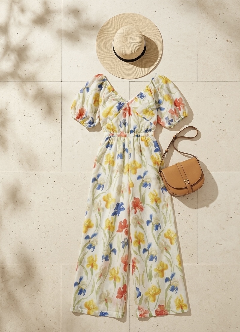 Floral Jumpsuit