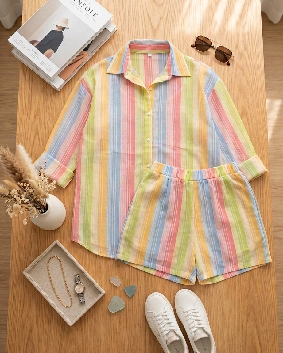Rainbow Monsoon Co-ord