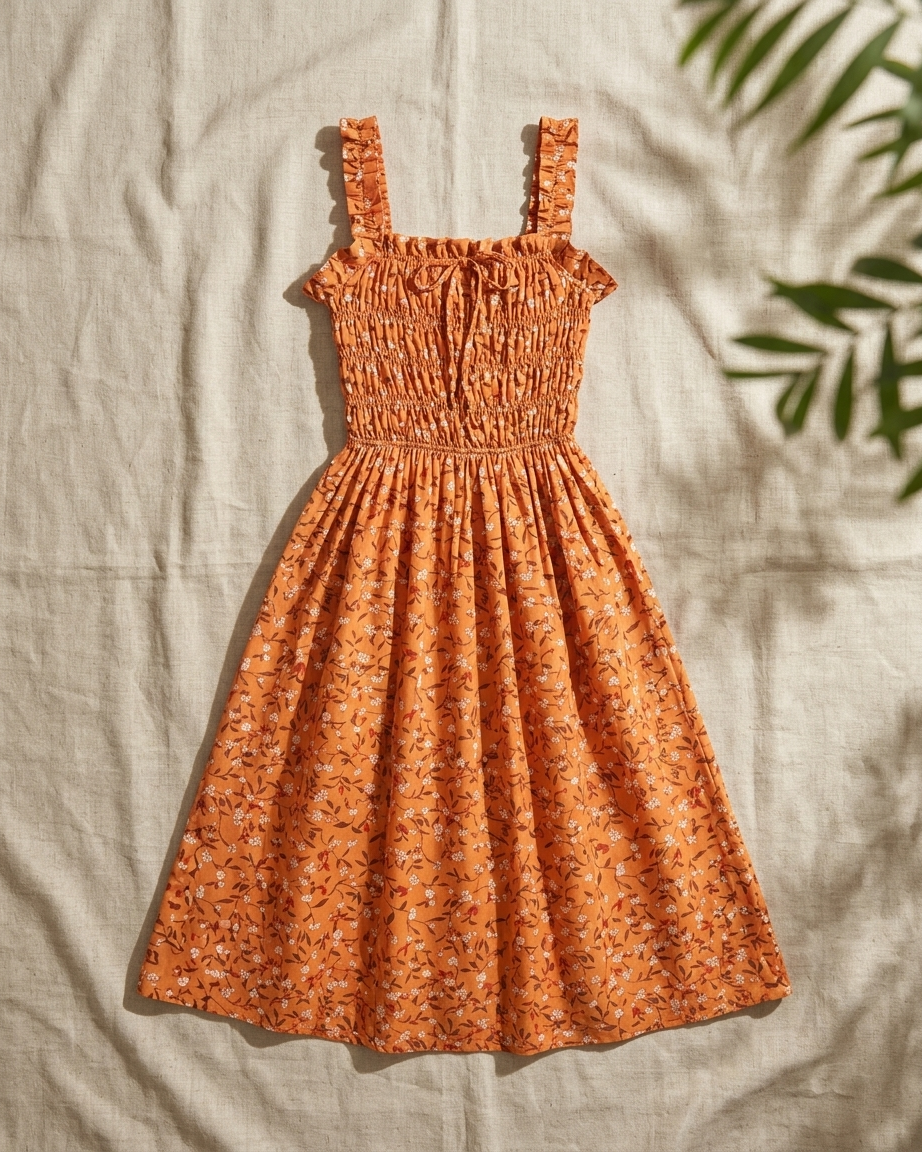 Runched sleeveless dress